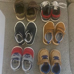 Lot of toddler boys shoes size 4 and 5